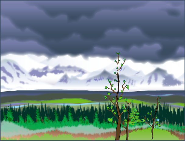 Cloudy Tree