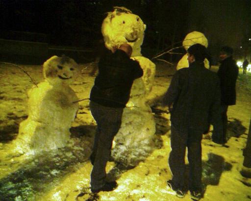 Snow men